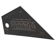 2X Fret Leveling Tool Guitar Bass Neck Fingerboard Measuring Ruler Stainless Steel Fret Rocker Guitar Luthier Tool