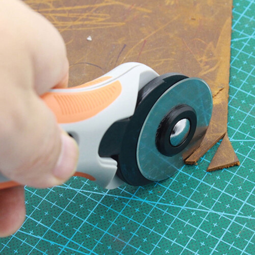 Roller Wheel Blade Cutter 45mm Orange Gray