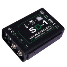 Professional 48V -1 Box Professional Guitar Instrument Mono DI Box Active Series Effect Device Active Direct Box