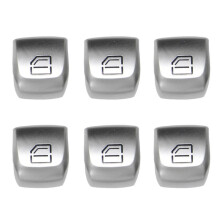 6X Car Left Right Front Window Repair Button Cover for C Class W205 C200 W253 GLC 260 2229052203