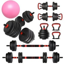 5-in-1 Dumbbell Set with Connectors 20/30/40/90 lbs