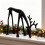 Black Iron Reindeer Statues Set Modern Christmas Decor 3 pcs 4