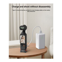 VRIG Multifunction Quick Release Magnetic Charging Base with 1/4inch Arca//AC Mount for Osmo Pocket 3 Camera Accessories A