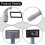 Sink Overflow Head for Wash Basin Round or Square Interface 5