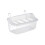 Railing Bird Feeder Clear Spill-Proof Food Box 1
