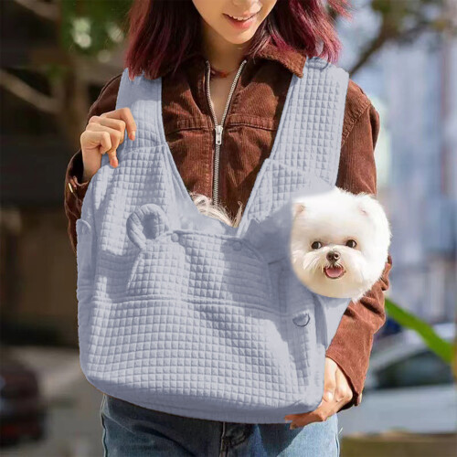 Rabbit Pet Backpack Winter Thickened Plush Carrier Bag 2