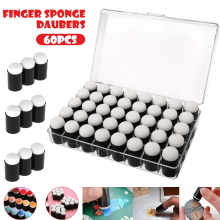 Finger Sponge Daubers Set for Art and Craft 60 Pieces
