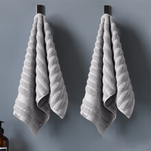 Cotton Hand Towel Bathroom Gray 14 x 30 inches