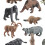 Wildlife Animal Figurines Set 12 Pieces 8