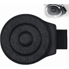 Seat Cushion Black Ergonomic Anti-Slip 360 Rotating