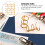 Binder Notebook Coils Metal Loose Leaf Rings 6 Pcs 3
