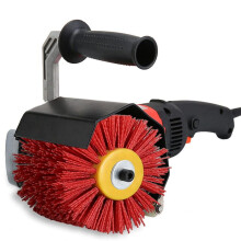 80 Grit Drawing Wheel Drum,Surface Conditioning Tool Drum,4.7In X 4In Burnishing Polishing Drum for Removal Paint Rust