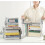 Graue, faltbare Buchaufbewahrungsbox (3er-Pack) 7