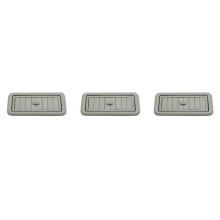 3X Car Interior Roof Top A/C Air Conditioner Outlet AC Vents for Land Prado LC150 150 2010-2017 Grey