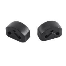 48Pcs Classical Guitar Rollers String Trees Retainer Guides Guitar String Locks Nut Block Clamp, Black