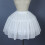 Crinoline Underskirt Petticoat Knee-Length White 2