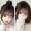 Real Human Hair Clip-in Bangs Wispy Dark Brown 2