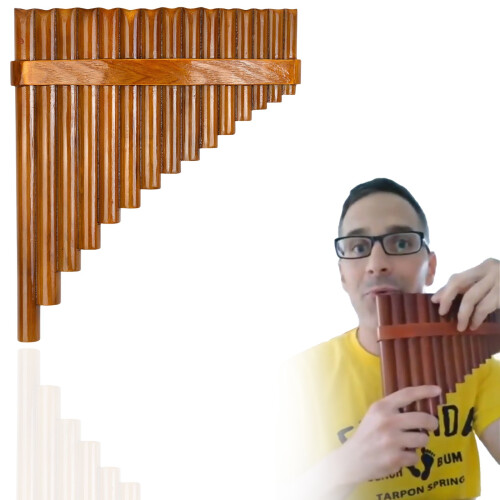 G Key Pan Flute 15-Pipe Folk Wind Instrument 1