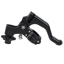 2X Motorcycle 22mm Stunt Clutch Lever Short Performance Cable Easy Pull Left Lever for Grom RM125(Black)