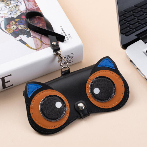 Portable Eyeglasses Case for Myopia Glasses, Cartoon Design