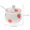 Ceramic Salt Holder Kitchen Pepper Container 1 Set 6