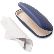 Hard Shell Eyeglasses Case with Soft Lining Unisex Linen 1