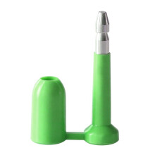 10PCS Anti-Theft Container Seal Lock Disposable Bullet Shape Lead Seal Self-Locking Metal Cable Ties Green