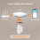 Tuya ZigBee  Door Sensor Door Open/Closed Wireless Detector Tamper Alarm Security System Work with Alexa Home 1