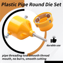 PPR Lifting Stepped Drill Bit with PVC Pipe Threader Water Pipe Expansion Drill Punch Plumber Power Tool