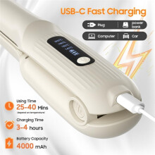 Portable Hair Straightening Clamp Chargeable Dual Use Bangs Curling Straightener Dormitory God Straightener