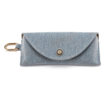 Denim Glasses Pouch Soft Protective with Hook