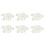 102Pcs Clarinet Leather Pads Replacement for Exquisite Wind Instrument 1