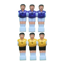 Plastic tabletop football player assorted colors tournament