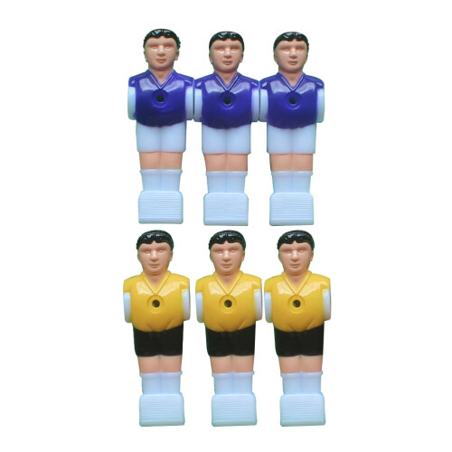 Plastic tabletop football player assorted colors tournament