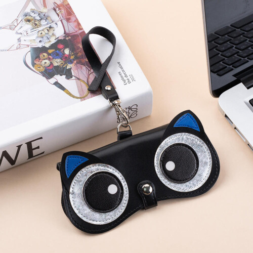 Portable Eyeglasses Case for Myopia Glasses with Cartoon