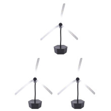 3X Vliegenventilatoren voor Tafels Oplaadbare Vliegenventilatoren voor Voedsel Houd Vliegen Weg Flexibele Vliegenafstotende Ventilatoren voor