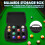 Billiard Case for Pool Balls with Mesh Pocket and Double 6
