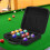 Billiard Case for Pool Balls with Mesh Pocket and Double 8