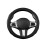 Car Steering Wheel Cover Black Universal Anti-Slip 1
