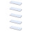 5X Rectangular Ceramic Tray Plate White Porcelain Rectangular Plate Mouthwash Cup Tray Bathroom Living Storage Tray 1