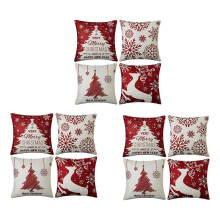 Housses D'Oreiller de NoëL 18X18 Lot de 12, Décor de NoëL de Ferme pour la Maison, Décorations de NoëL Housse de Coussin pour la Maison