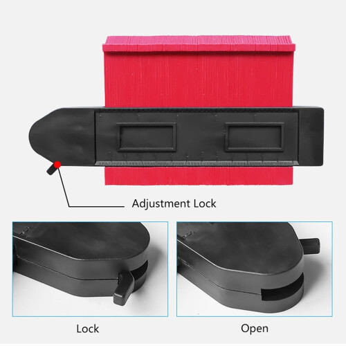 Widened Profile Gauge with Lock 1pc 2