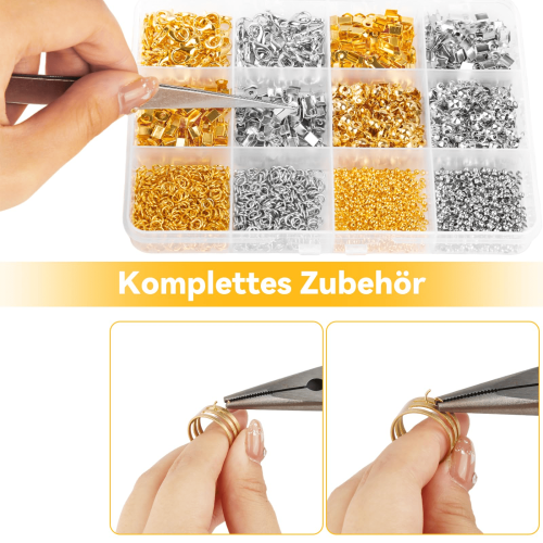 Bracelet Clasp Set with Lobster Clasps and Tools 1273 Pieces 2