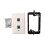 Ethernet Wall Plate Outlet Single or Double Port 1
