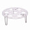 Stainless Steel Egg Steaming Rack Adjustable Height 4-Pack 2
