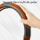 Steering Wheel Cover Wood Grain Breathable 5