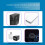 Raindrops USB Car Light LED High Brightness Assorted Colors 3