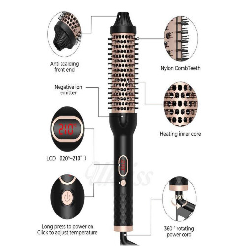 1.7-inch Auto-Rotating Curling Iron Brush Ceramic 1