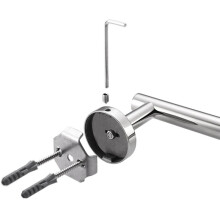 6X SUS 304 Stainless Steel Toilet Paper Holder,Round Tissue Holder,Paper Roll Dispenser