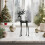 Holiday Deer Christmas Greeting Card Set 6PCS 2